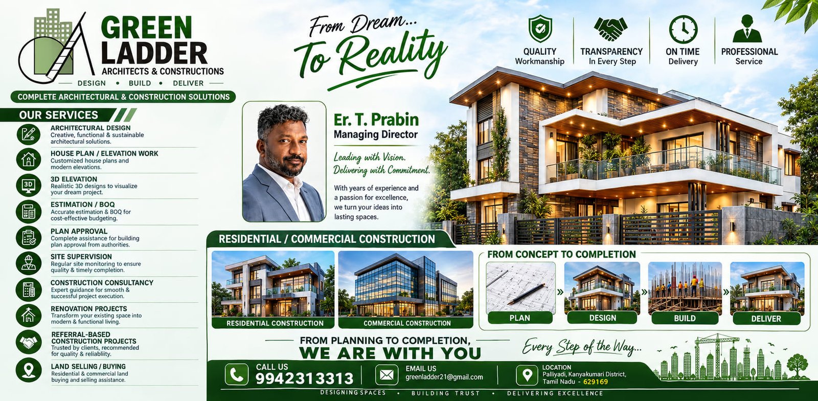 Green Ladder Architects and Constructions
